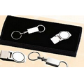 Money Clip & Key Holder Gift Set - Silver